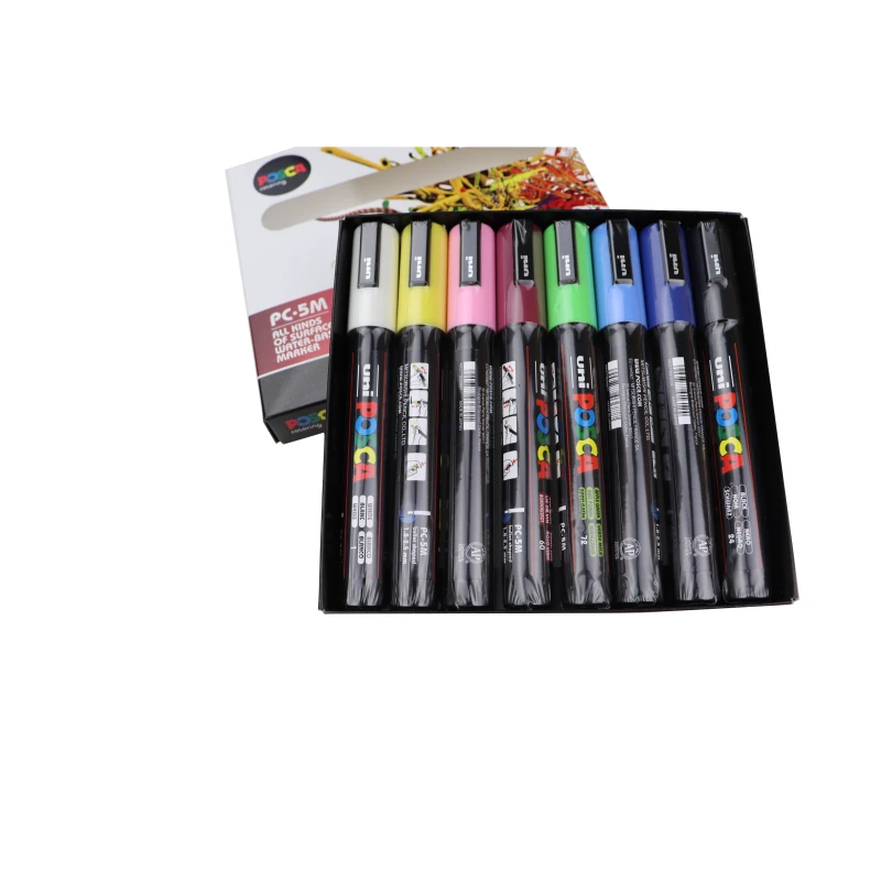 MARKER PC-5M KOMPLET 8SZT COLORS UNI POSCA