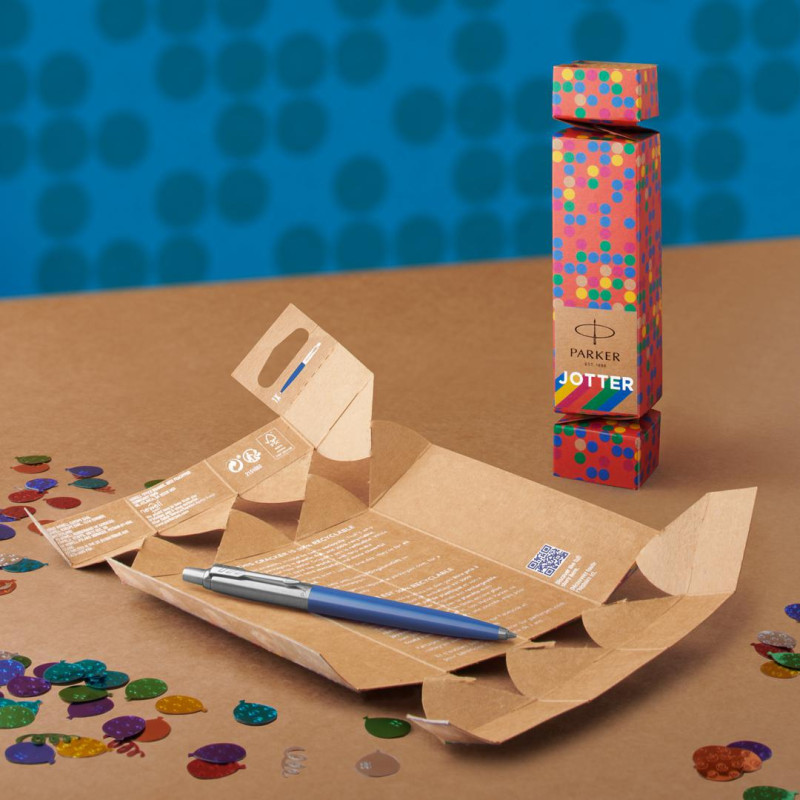 DŁUGOPIS  PARKER JOTTER ORIGINALS CRACKER RED VERMILION + WKŁAD DO DŁUGOPISU CZARNY PARKER