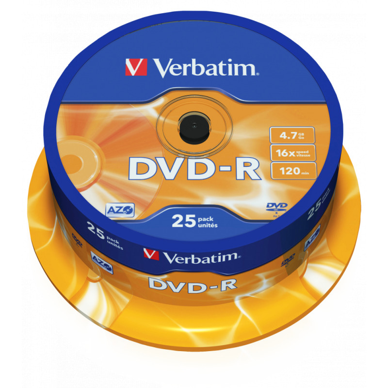 Płyta DVD Verbatim DVD-R 4,7 GB 25 szt.