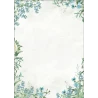 Barwne arkusze ozdobne A4 FIORI blue (50 szt) GALERIA PAPIERU