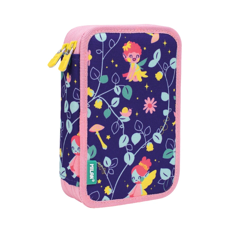 Piórnik szkolny 2 - poziomowy z wyposażeniem FAIRY TALE MILAN 081264FR