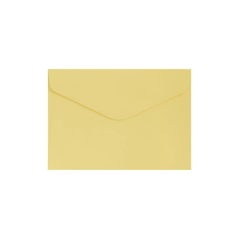 KOPERTA C6 GŁADKI ŻÓŁTY SATYNOWANY 130G 10SZT GALERIA PAPIERU