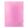 TECZKA Z GUMKĄ A4 PP PASTEL RÓŻOWY TGP-A4-01 BIURFOL