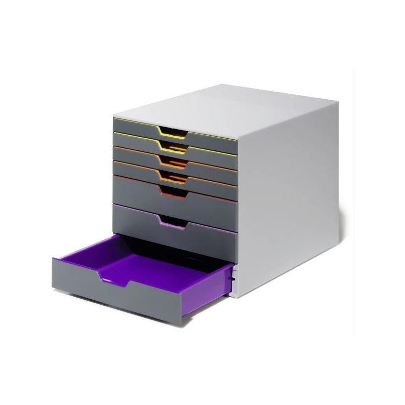 POJEMNIK  NA DOKUMENTY Z 7 KOLOROWYMI SZUFLADAMI VARICOLOR 760727