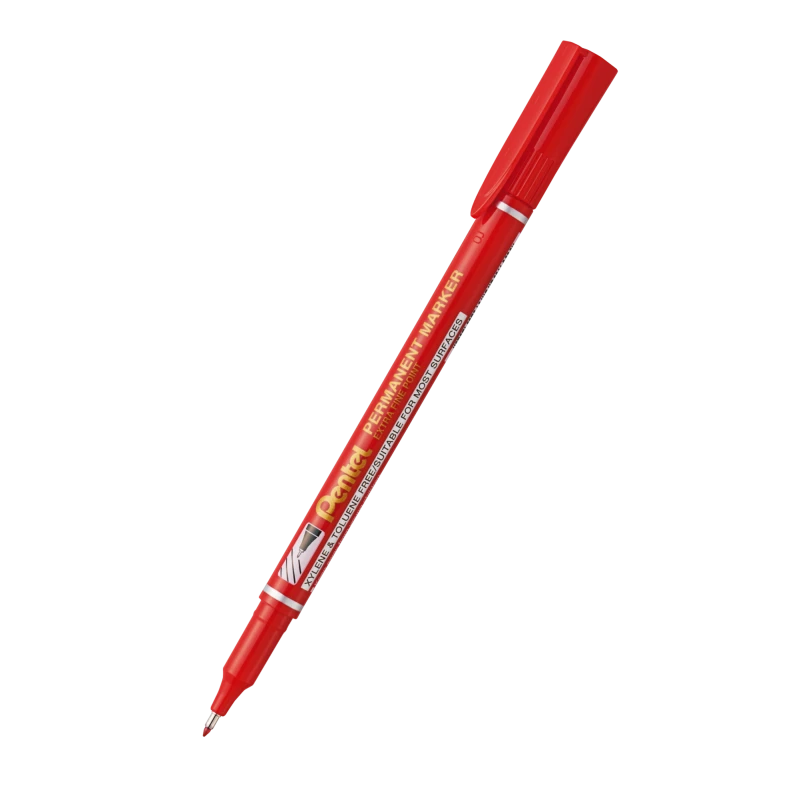 FOLIOPIS MARKER PERMANENTNY PENTEL CZERWONY NF450