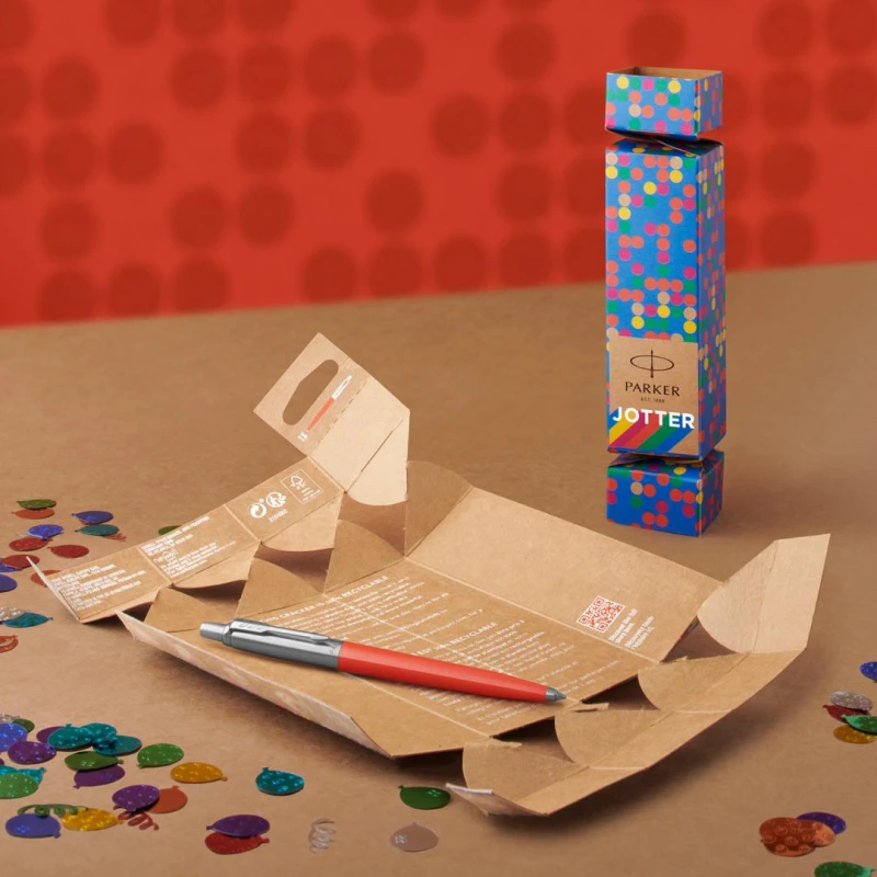 DŁUGOPIS  PARKER JOTTER ORIGINALS CRACKER BLUE DENIM + WKŁAD CZARNY DO DŁUGOPISU PARKER