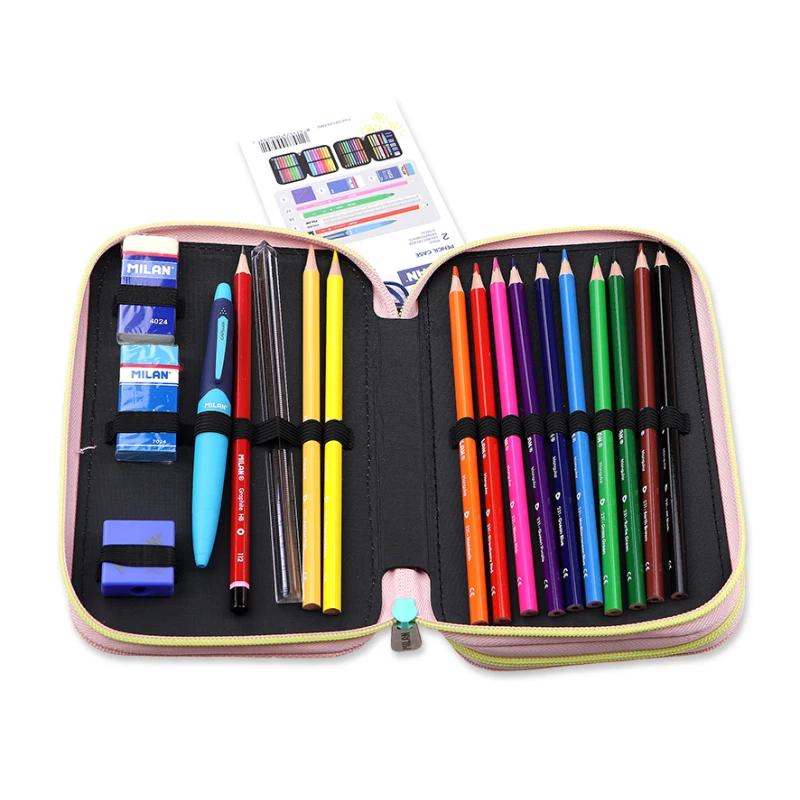 PIÓRNIK 2-POZIOMOWY Z WYPOSAŻENIEM MAGIC RÓŻ 081264MG MILAN