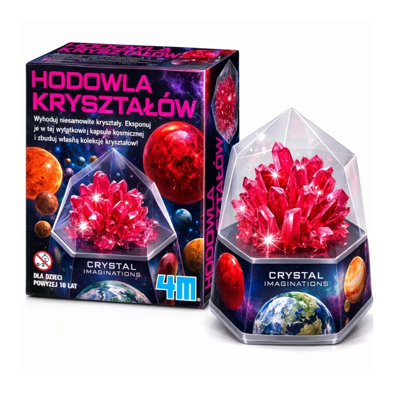 HODOWLA  KRYSZTAŁÓW CZERWONE 4M