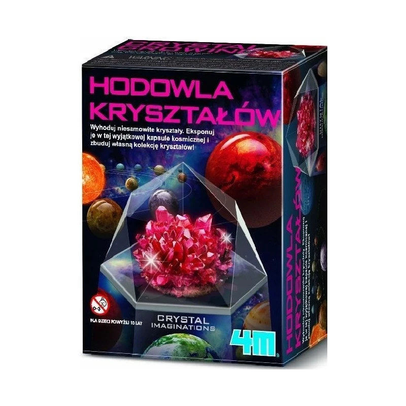 HODOWLA  KRYSZTAŁÓW CZERWONE 4M