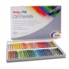 PASTELE OLEJOWE 50 KOL + GRATIS PASTELE 12 KOL