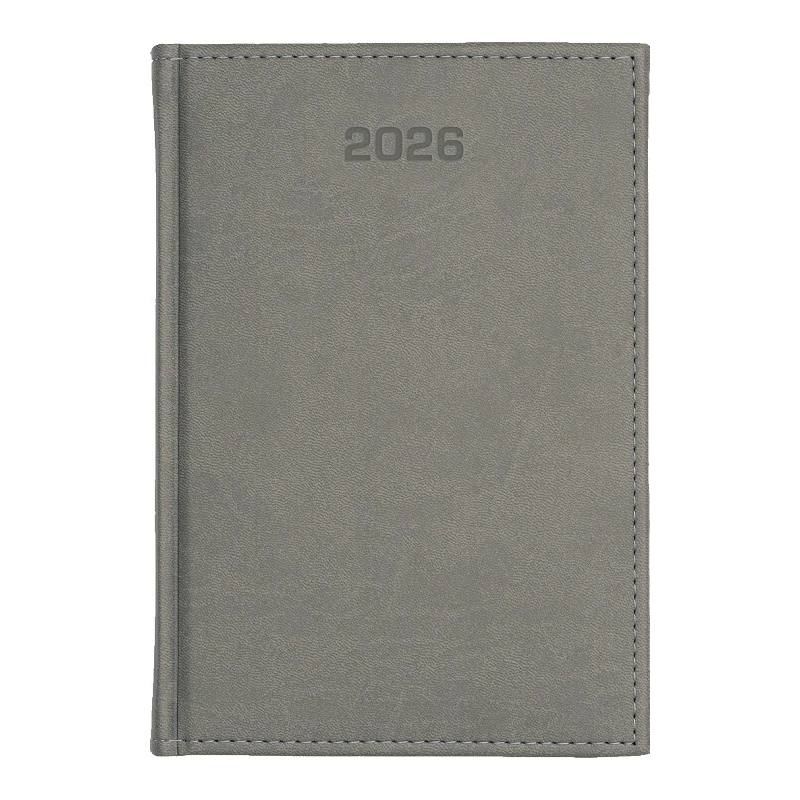 KALENDARZ A6 VIVELLA SZARY E482