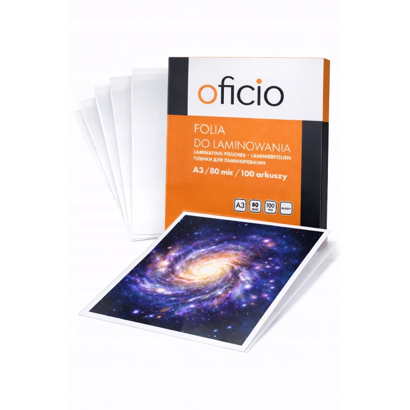 FOLIA OFICIO DO LAMINACJI A3 80MIC OP100SZT