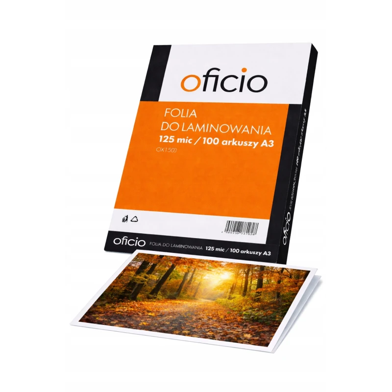 Folia laminacyjna do laminowania A3 125mic
