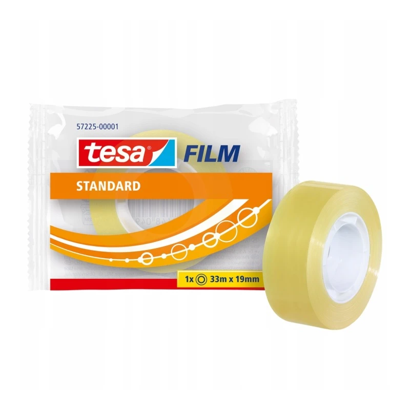 TAŚMA TESAFILM STANDARD 19X33M TRANSPARENTNA
