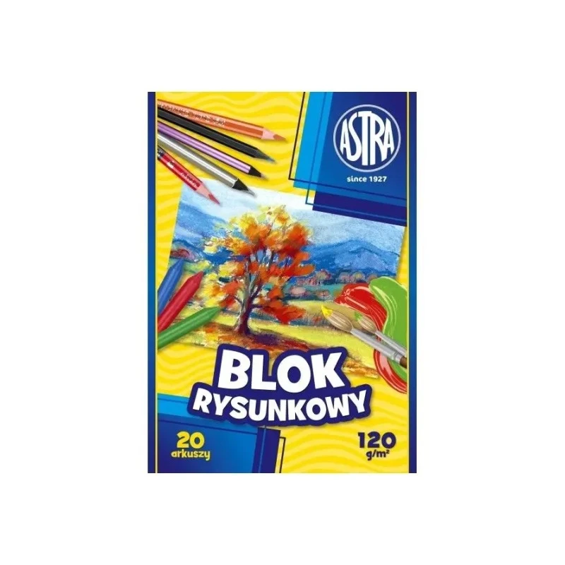 BLOK RYSUNKOWY A4 120G ASTRA