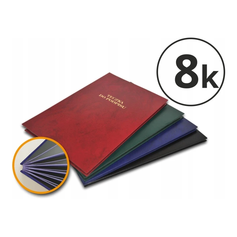 TECZKA DO PODPISU 8K CZARNA