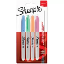 ZESTAW SHARPIE FINE MARKERY PERMANENTNE PASTEL 4 KOL. 2065402