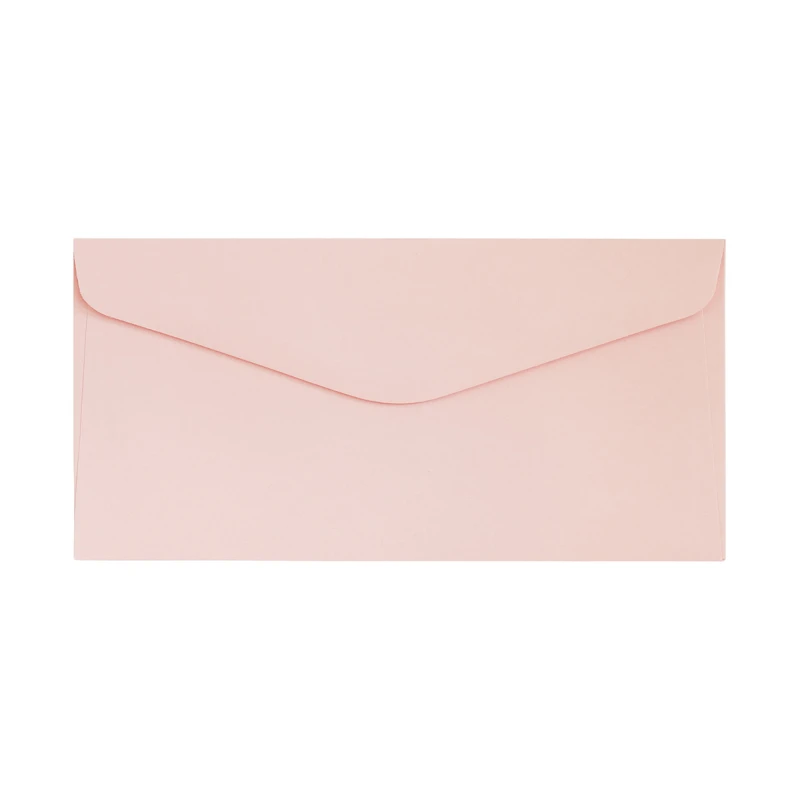 KOPERTA DL GŁADKI RÓŻOWY SATYNOWANY 130G/M2 OP10 SZT.