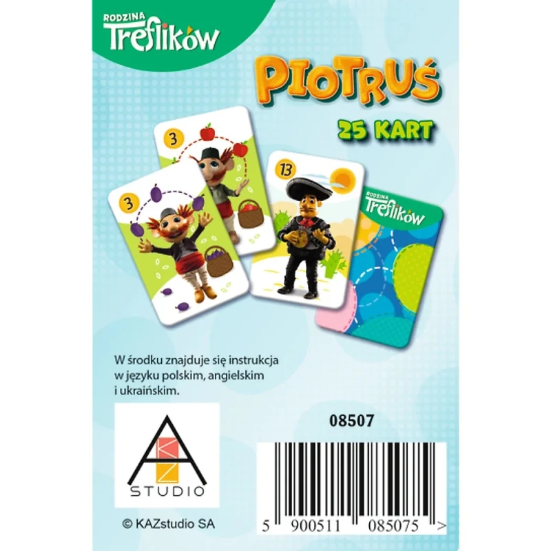 KARTY PIOTRUŚ RODZINA TREFLIKÓW