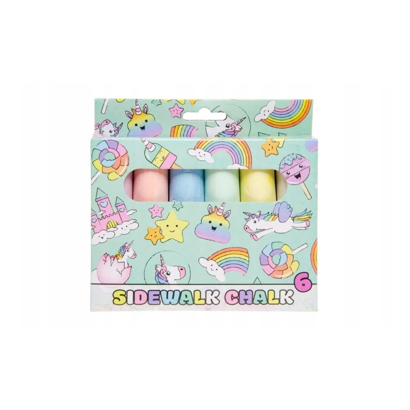 Kreda 6 kolorów jednorożce 18,063816