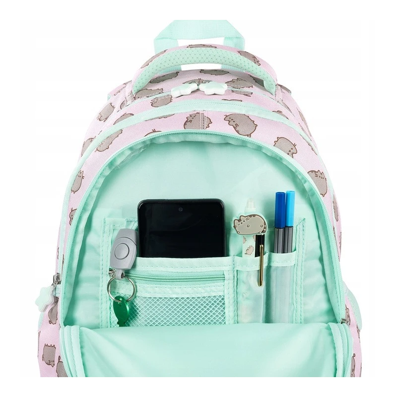 PLECAK 4-KOMOROWY BPL-58 PUSHEEN PINK mkmp