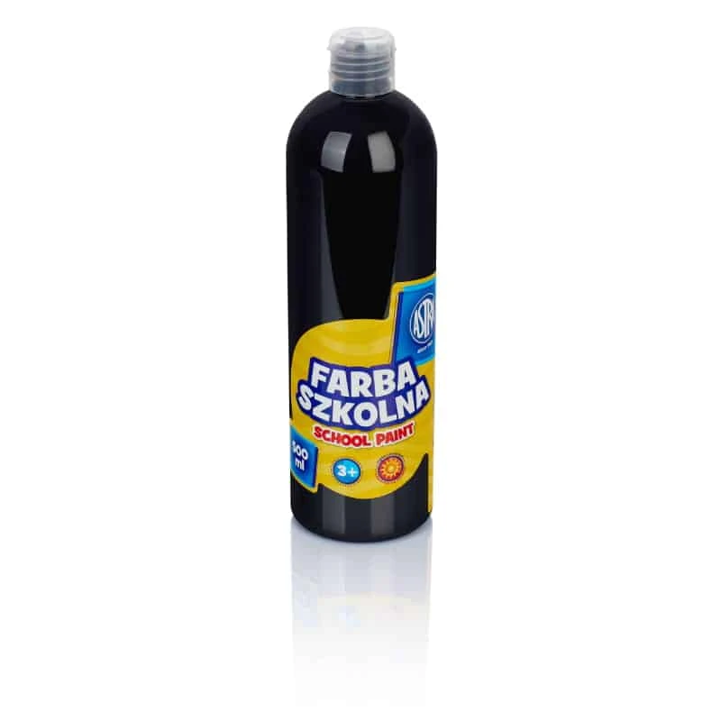 FARBA SZKOLNA ASTRA 500ML CZARNA