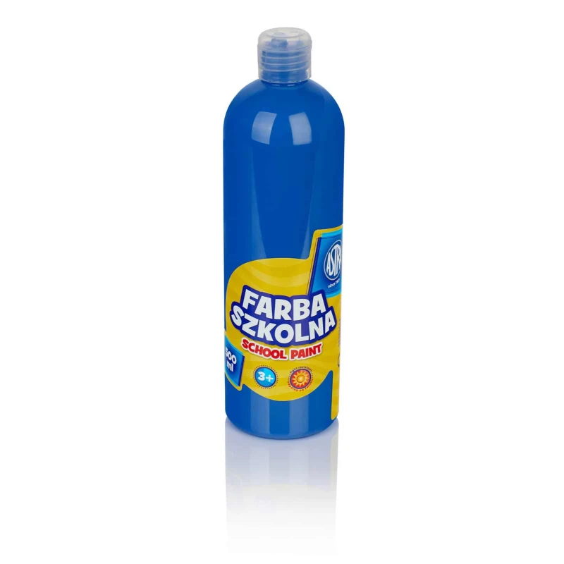 FARBA SZKOLNA ASTRA 500ML NIEBIESKA CIEMNA