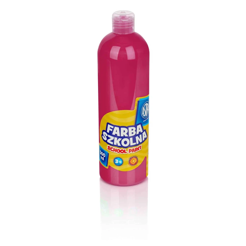 FARBA SZKOLNA ASTRA 500ML RÓŻOWA