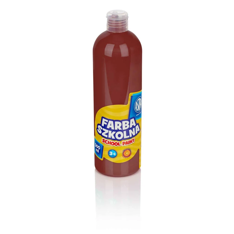 FARBA SZKOLNA ASTRA 500ML BRĄZOWA