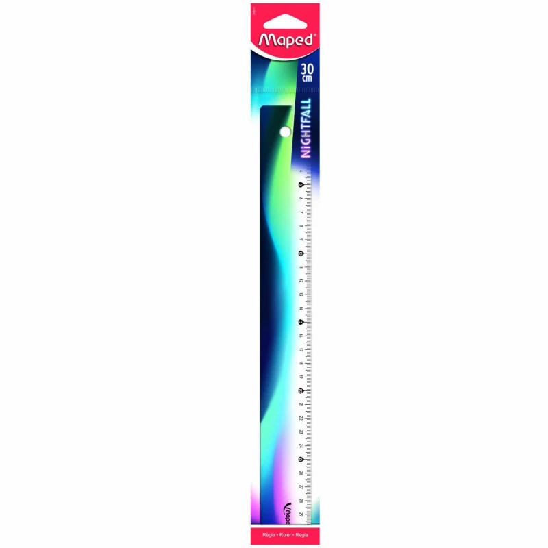 LINIJKA NIGHTFALL 30CM