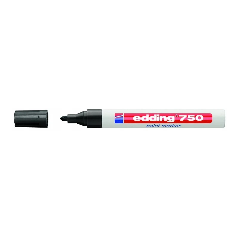 MARKER EDDING 750 CZARNY OKR KOŃC 2-4mm