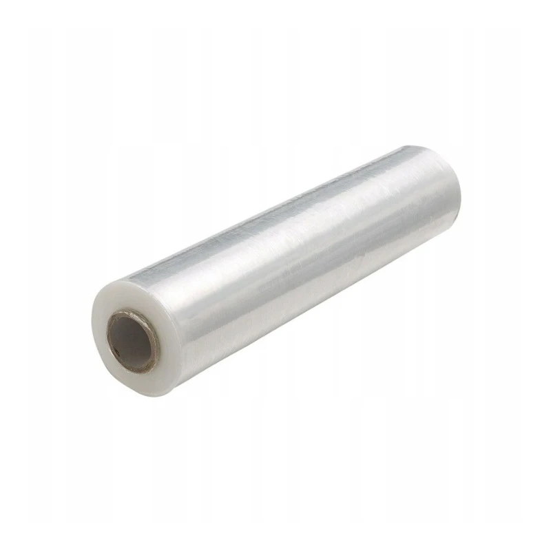 FOLIA STRETCH RĘCZNA 1,65KG/500MM 23MIC PRZEZROCZYSTA