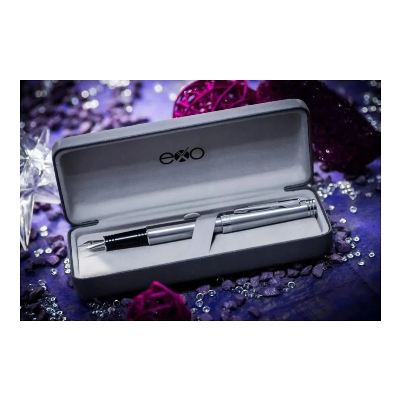 PIÓRO WIECZNE EXO SAGITTA SREBRNE SZCZOTKOWANE CT MODEL 1020.04 CTFP