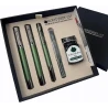 ZESTAW 3+2 RITMA SPECIAL EDITION :PIÓRO WIECZNE, PIÓRO KULKOWE, DŁUGOPIS, ATRAMENT, TŁOCZEK GREEN -F MODEL MV45442