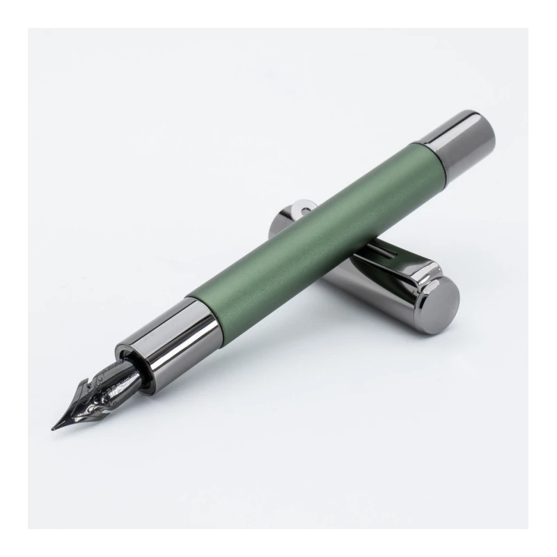 ZESTAW 3+2 RITMA SPECIAL EDITION :PIÓRO WIECZNE, PIÓRO KULKOWE, DŁUGOPIS, ATRAMENT, TŁOCZEK GREEN -F MODEL MV45442