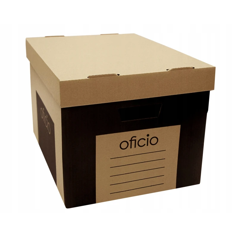 PUDŁO ARCHIWIZACYJNE  +WIEKO 43X33X20 OFICIO