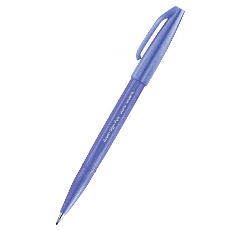 PISAK BRUSH SIGN PEN KPL -4 SZT NIEBIESKIE MIGDAŁY