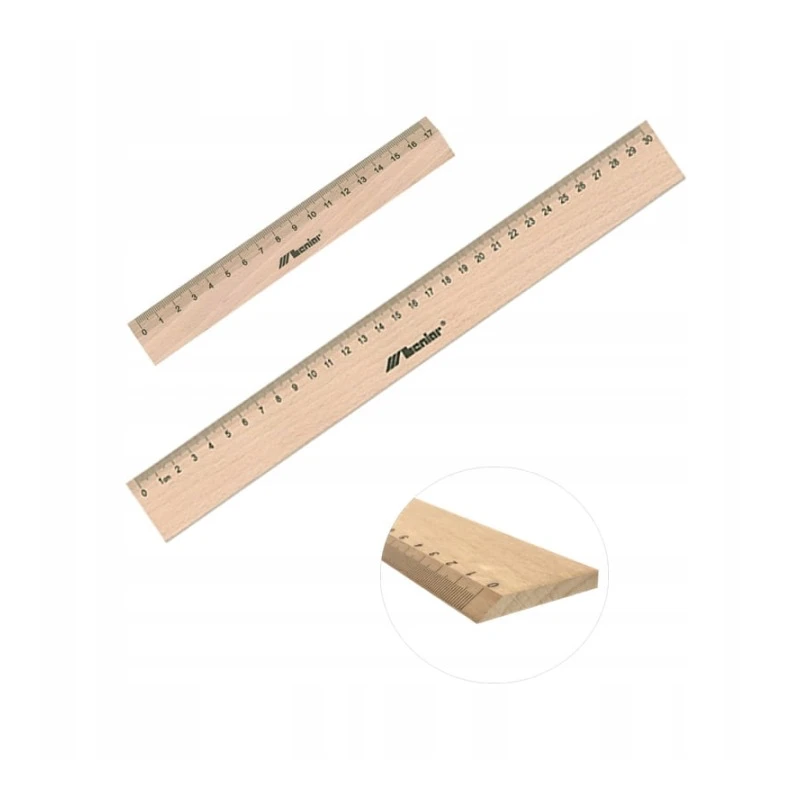 LINIJKA DREWNIANA 20CM BLISTER 30061