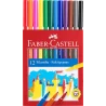 FLAMASTRY ZAMEK 12KOL FABER CASTELL 554201