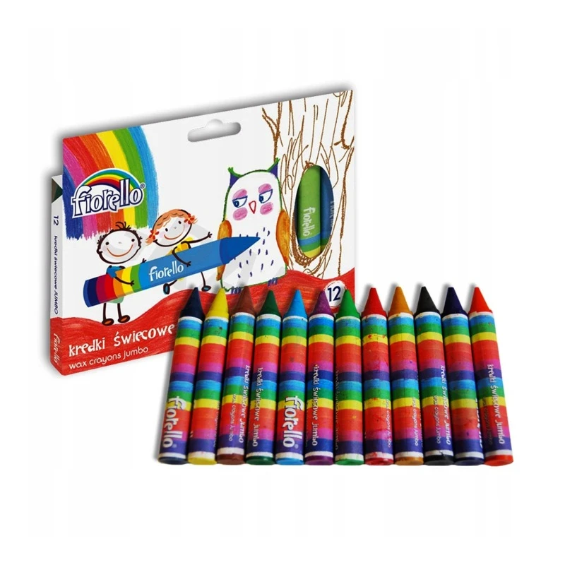 KREDKI ŚWIECOWE FIORELLO 12KOL JUMBO
