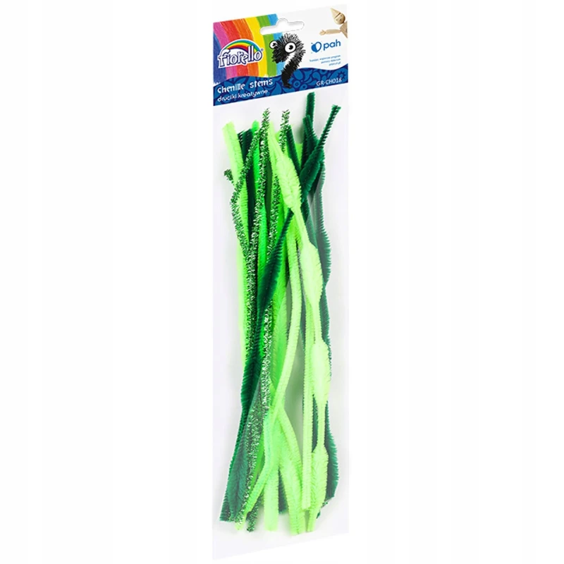 Druciki kreatywne FIORELLO GR-CH018, 30 cm, 20 szt. zielone