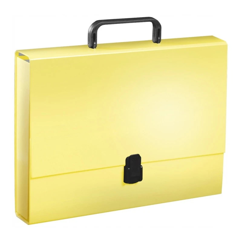 TECZKA Z RĄCZKĄ A4 ŻÓŁCIEŃ JASNA