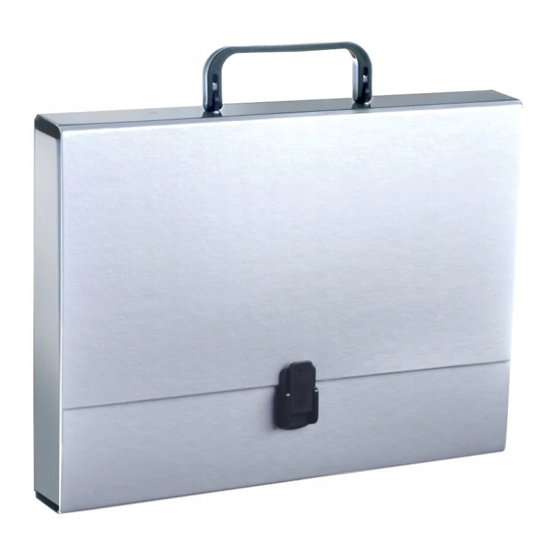 TECZKA Z RĄCZKĄ A4 SREBRNA