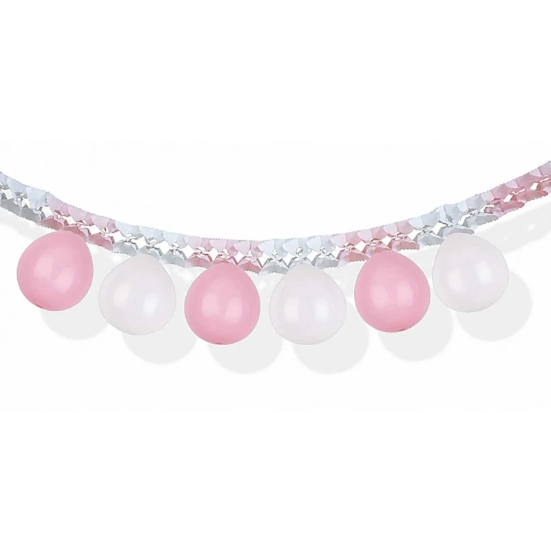 GIRLANDA BALONOWA, 3M, RÓŻOWA