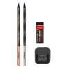 Zestaw szkolny KEYROAD Black Pencil Set, 2x czarny ołówek + gumka + temperówka, blister, czarny
 KR973269
