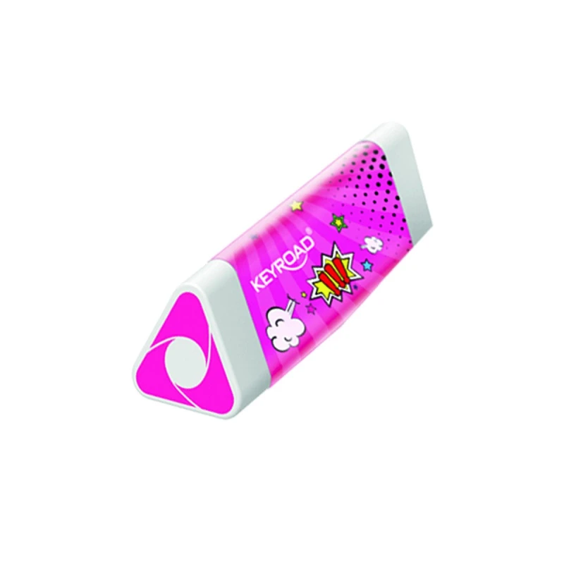 Gumka do ścierania KEYROAD Kaleidoscope, trójkątna, 2 szt., blister, mix kolorów
KR971852
