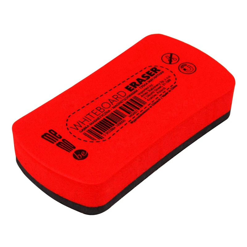 GĄBKA DO TABLIC MAGNETYCZNA 105X55X20MM MEMOBOARDS  ***GM1 MB*