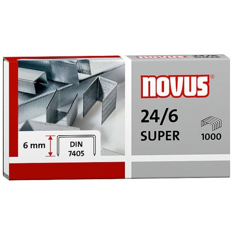 ZSZYWKI 24/6 1000SZT SUPER NOVUS