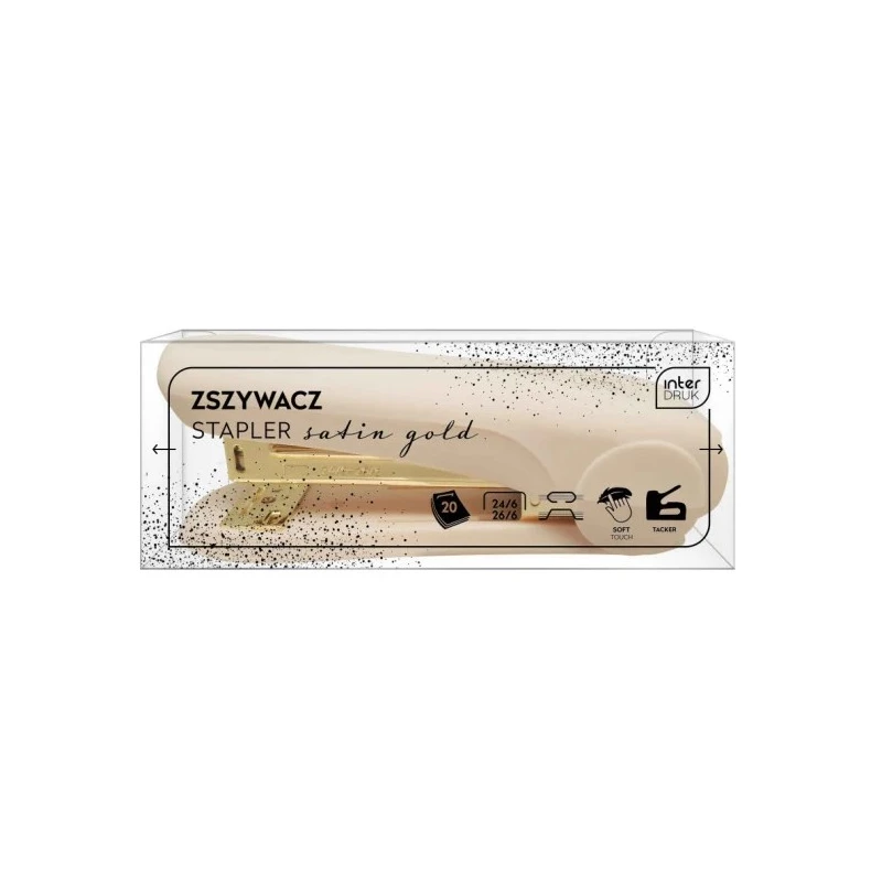 Zszywacz biurowy SATIN GOLD INTERDRUK