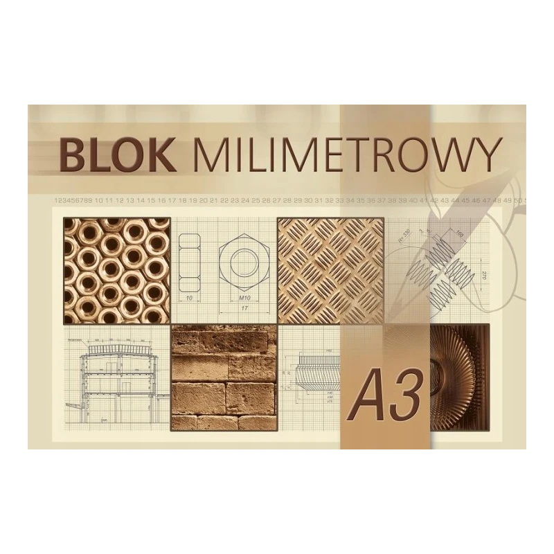 BLOK MILIMETROWY A3 20K